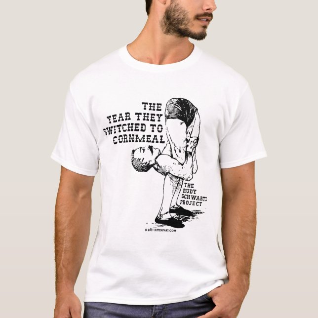 T-shirt D'année commuté à la farine d'avoine : LA (Devant)