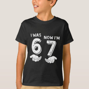 T-shirt d'anniversaire de 7 ans J'étais 6 maintena