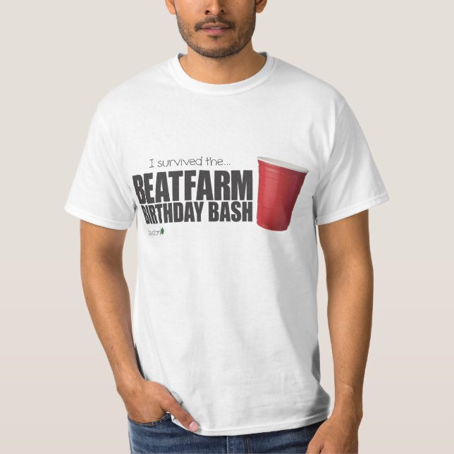 T-shirt d'anniversaire de Beatfarm (Devant)