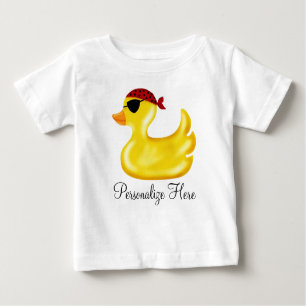 T-shirt d'anniversaire de canard de pirate