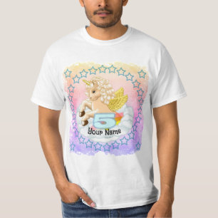 T-shirt d'anniversaire de la licorne, 5 ans