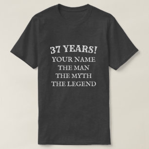 T-shirt d'anniversaire de légende de mythe d'homme