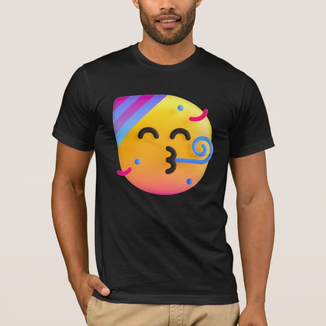 T-SHIRT D'ANNIVERSAIRE D'ÉMOJI (Devant)