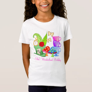 T-shirt d'anniversaire du pays des merveilles