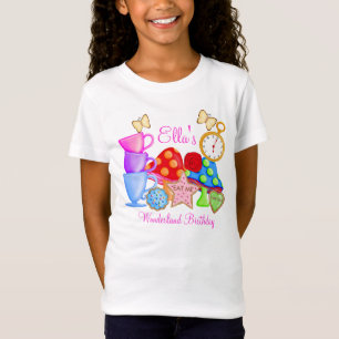 T-shirt d'anniversaire du pays des merveilles