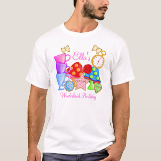 T-shirt d'anniversaire du pays des merveilles