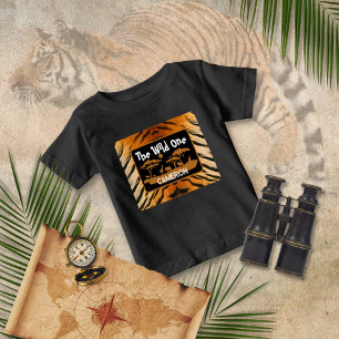 T-shirt d'anniversaire du tigre poster de animal