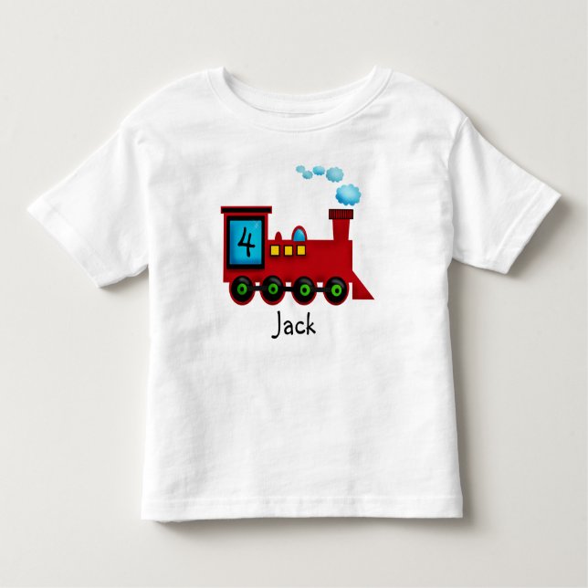 T-shirt d'anniversaire du train ChooChoo (Devant)