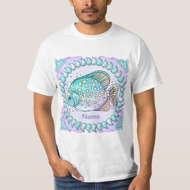 T-shirt d'anniversaire Poissons (Devant)