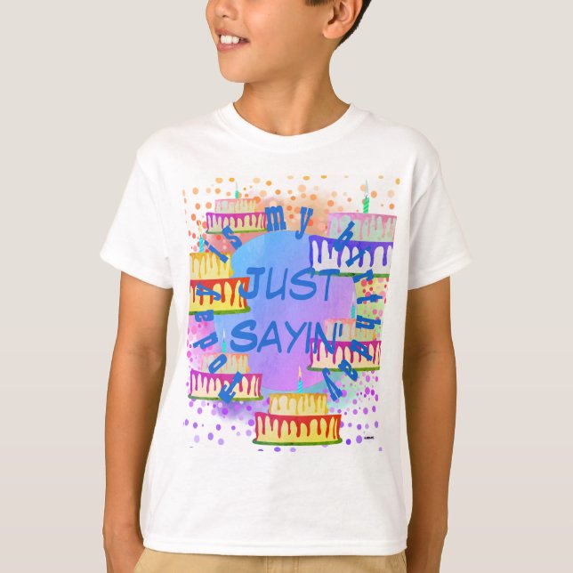 T-shirt d'anniversaire Sayin' HAMbyWG (Devant)