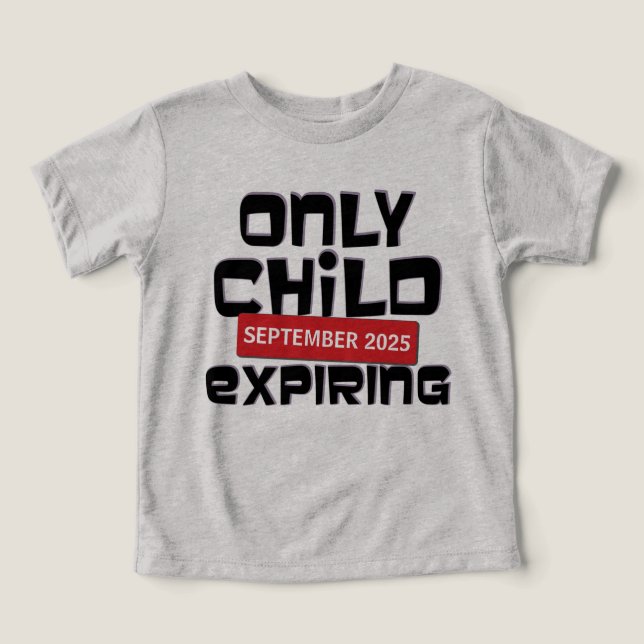 T-shirt d'annonce de grossesse expirant pour enfan (Design Recto)