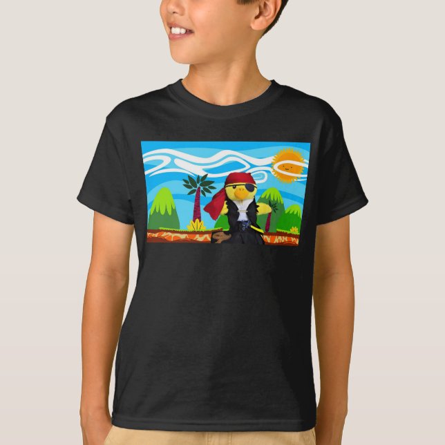 T-Shirt Danny Duck le Pirate (Devant)