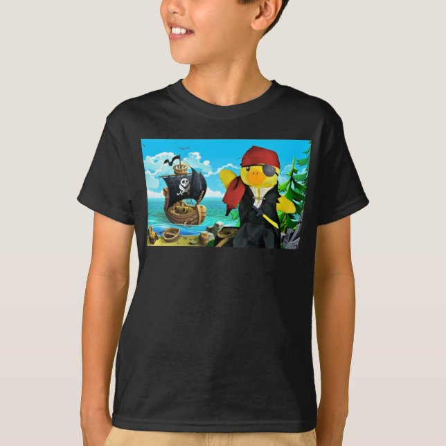 T-Shirt Danny Duck le Pirate (Devant)