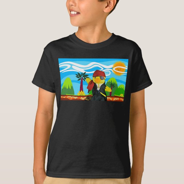 T-Shirt Danny Duck le Pirate (Devant)