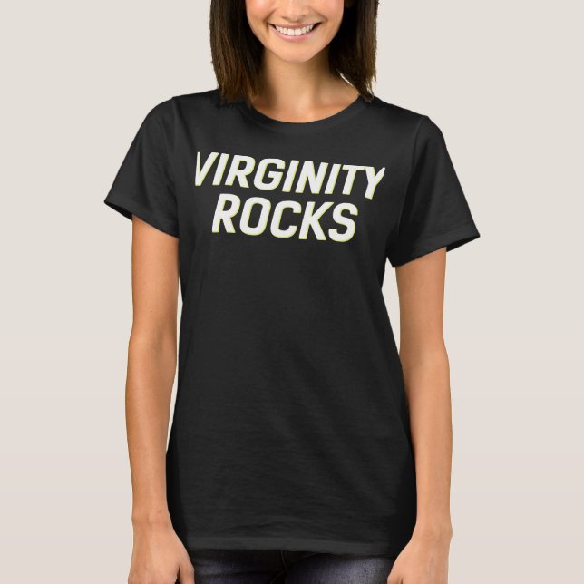 T-shirt Danny Duncan Merch Virginity Rocks Virginity Rocks (Devant)