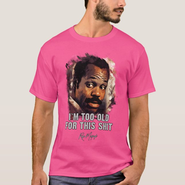 T-shirt Danny Glover Comme Roger Murtaugh (Devant)