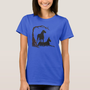 T-shirt Danois Dans L'Herbe