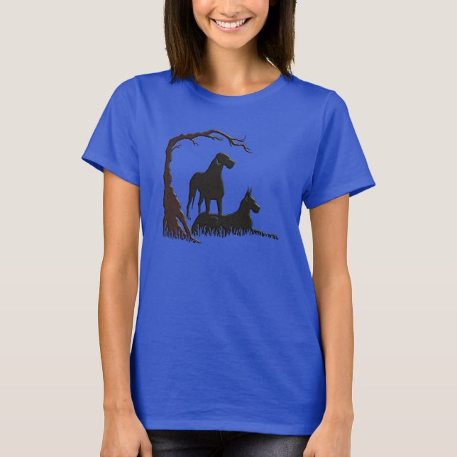 T-shirt Danois Dans L'Herbe (Devant)