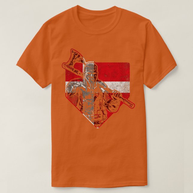 T-shirt Danois Viking Warrior 2 (Design devant)