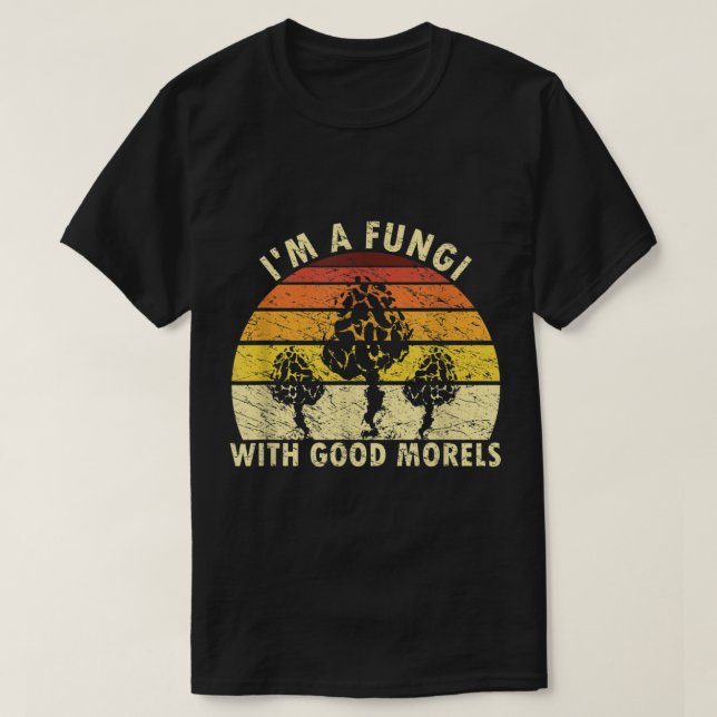 T-shirt Dans A Fungi Funny Mushroom Foraging Shirt Retro F (Design devant)