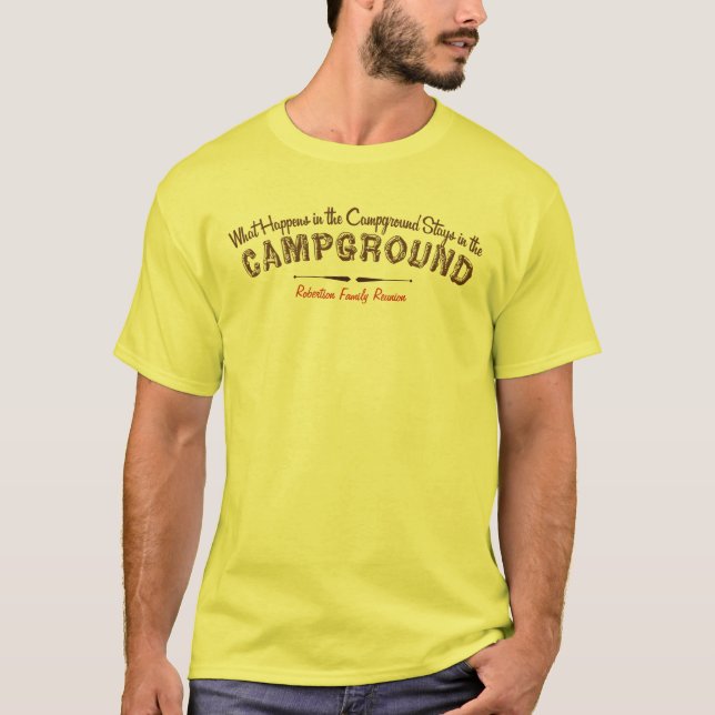 T-shirt Dans ce que se produit dans les séjours de terrain (Devant)