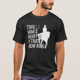 T-shirt Dans ce spectacle Anneau Cheval Spectacle Mimi Gra