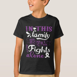 T-shirt Dans Cette Famille Personne ne combat seul Pancrea
