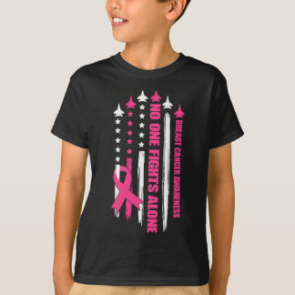 T-shirt Dans Cette Famille, Personne Ne Lutte Seul Cancer