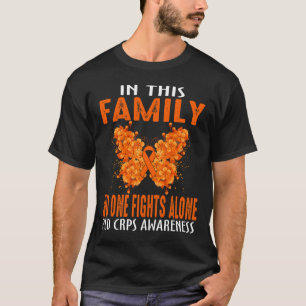 T-shirt Dans Cette Famille, Personne Ne Se Battre Seul Crp