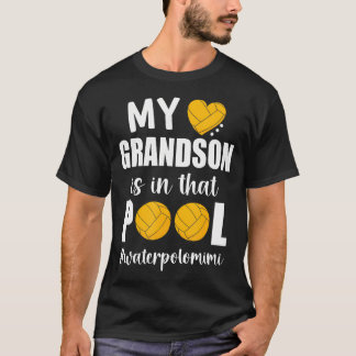 T-shirt Dans cette piscine de water-polo Mimi d'un joueur