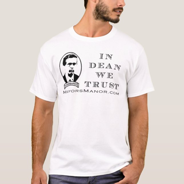 T-shirt Dans doyen We Trust - la chemise (Devant)