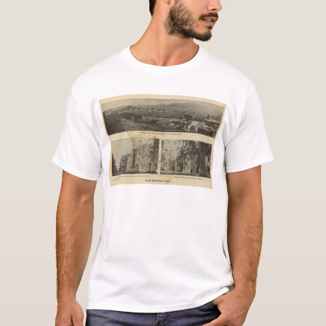 T-shirt Dans et au sujet d'Eugene, l'Orégon (Devant)