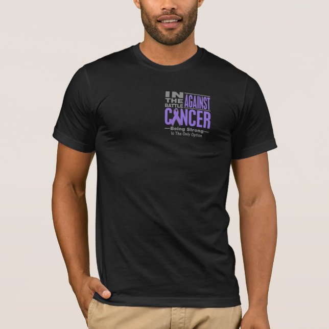 T-shirt Dans la bataille contre le lymphome de Hodgkins (Devant)