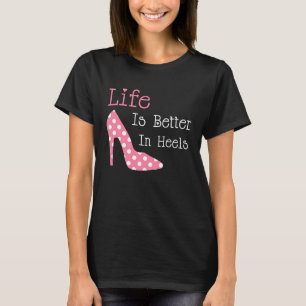 T-shirt Dans la chaussure de talons