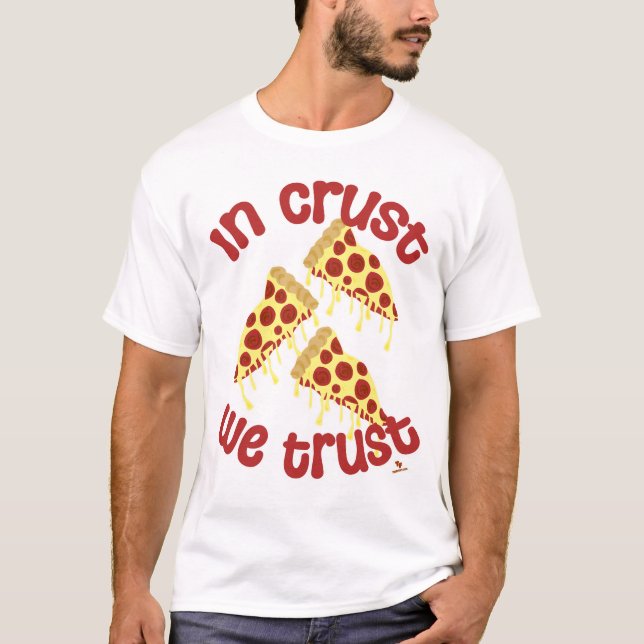 T-shirt Dans la croûte nous faisons confiance à Pizza Humo (Devant)