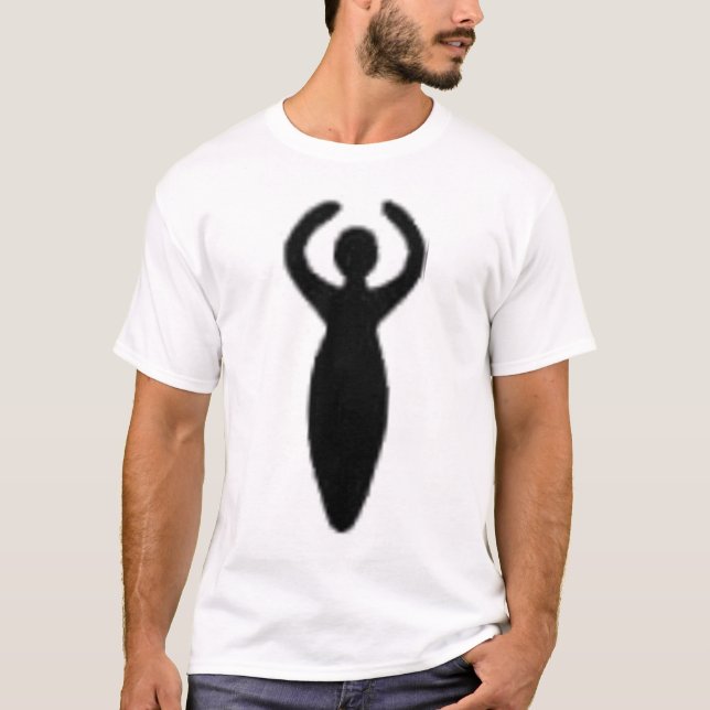 T-shirt Dans la déesse nous faisons confiance (Devant)