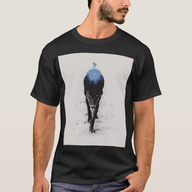 T-shirt Dans la forêt (Devant)