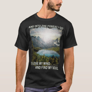 T-shirt Dans La Forêt Je Vais Perdre Mon Esprit Trouver Mo