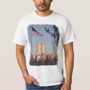 T-shirt Dans la mémoire 9/11/01 (écrite dessus de retour)