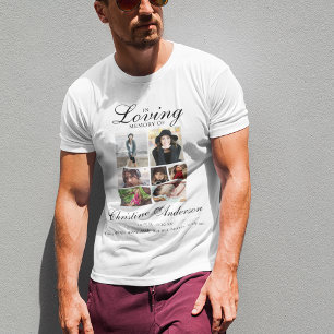 T-shirt Dans la mémoire aimante   Mémorial du collage phot