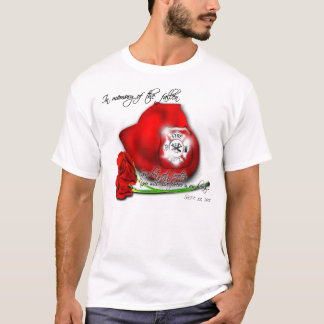 T-shirt Dans la mémoire de la 9/11 chemise tombée