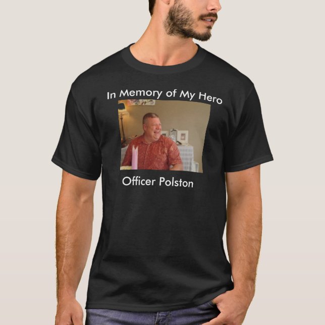 T-shirt Dans la mémoire de mon héros, commandez Polston (Devant)