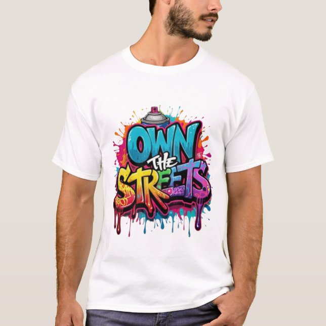 T-shirt Dans la rue (Devant)