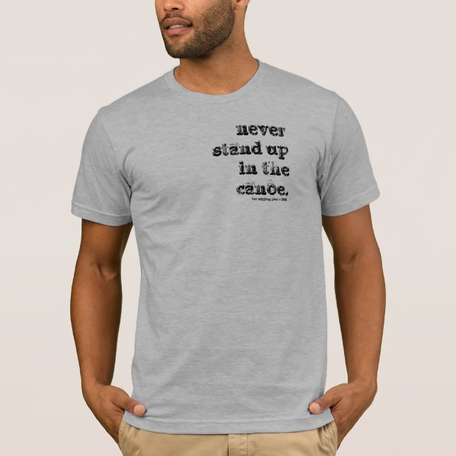 T-shirt dans le canoë (Devant)