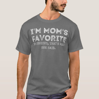 T-shirt Dans le chapeau préféré de maman Ce qu'elle a dit 