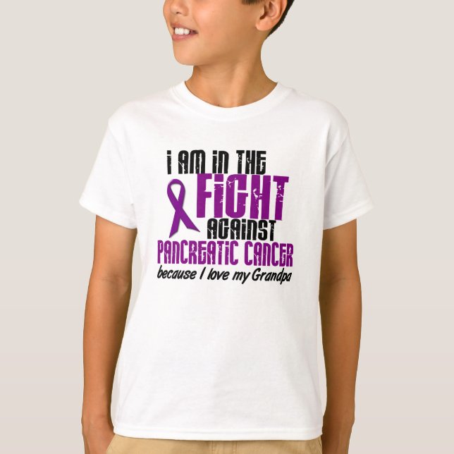T-shirt Dans le combat contre le Cancer pancréatique (Devant)