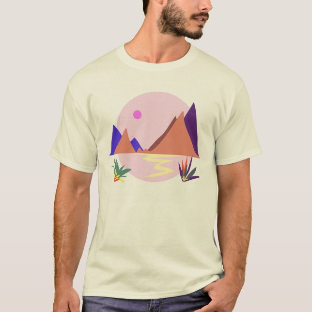T-shirt Dans le désert (Devant)