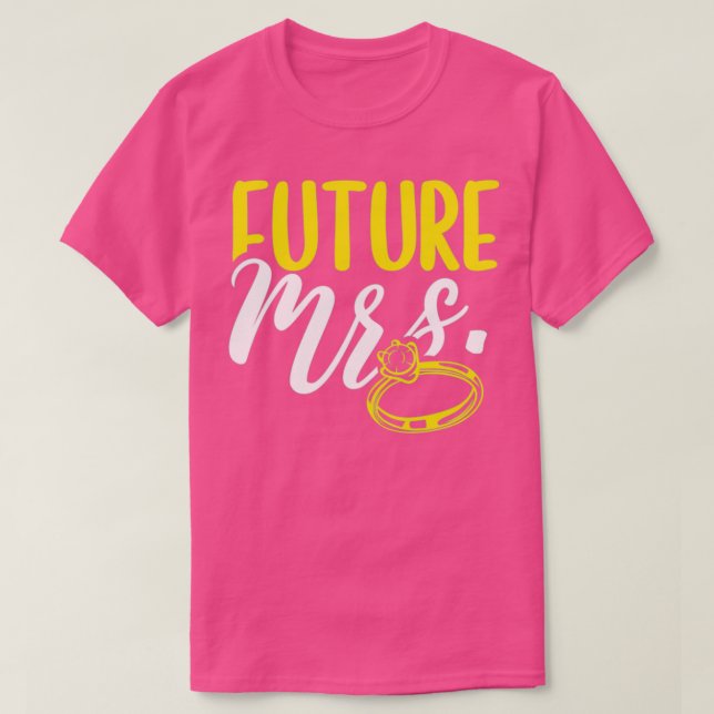 T-shirt Dans le futur Mme (Design devant)