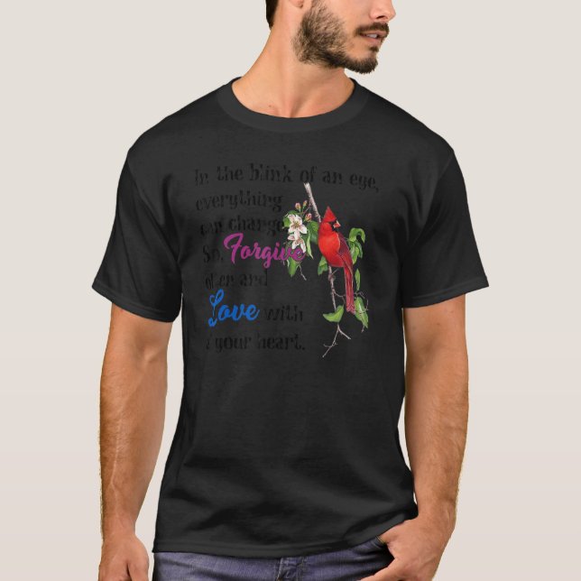 T-shirt Dans Le Lien D'Un Oeil, Tout Peut Changer Pour (Devant)