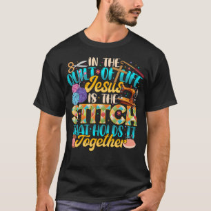 T-shirt Dans Le Patchwork De La Vie Le Point Qui Le Mainti
